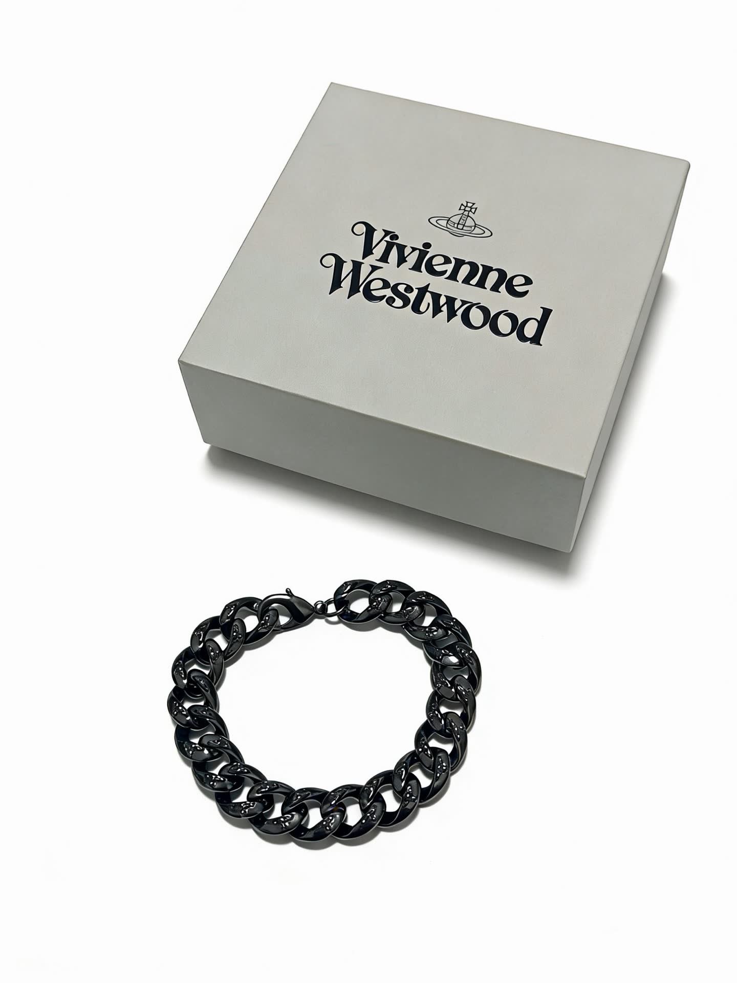Vivienne Westwood Black Chain Bracelet